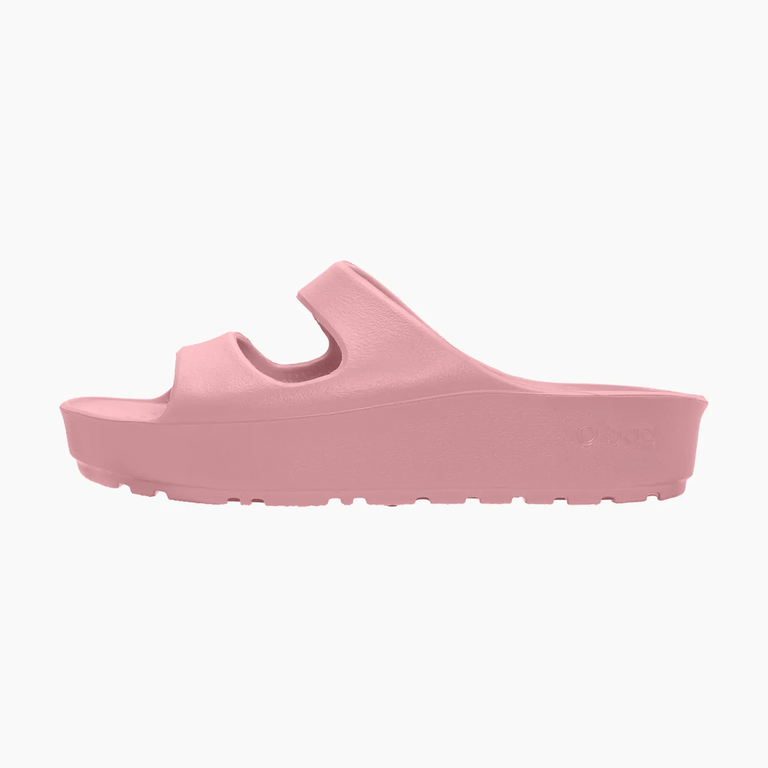 O bag O shoes high sandales blush compensées