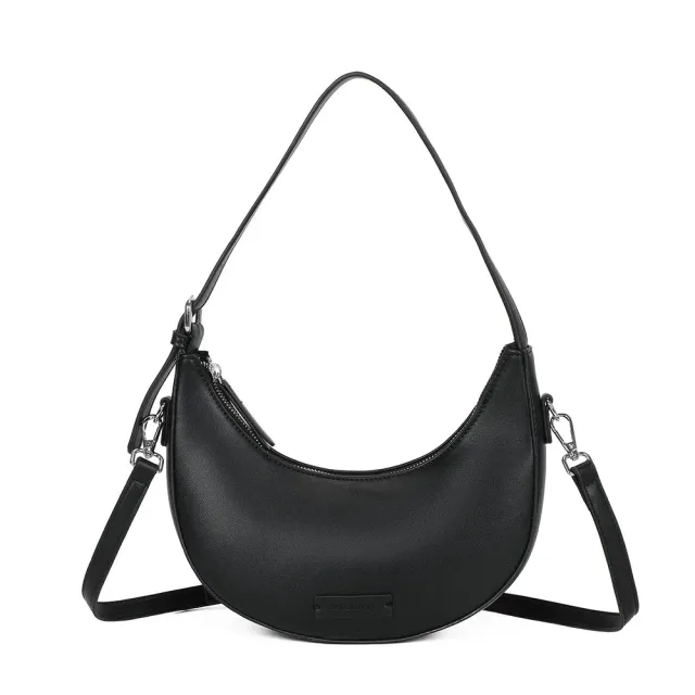 Gallantry Paris Cyra sac demi-lune Noir léger