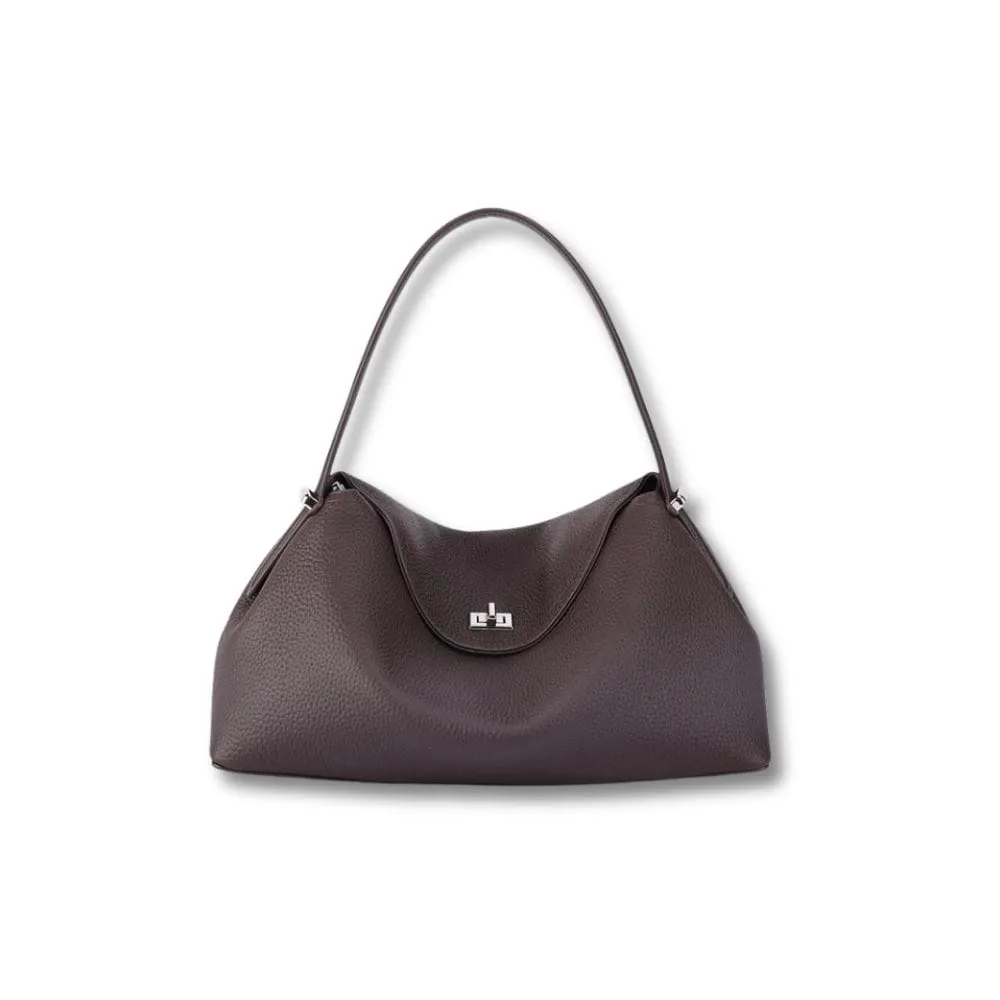Maison Sacoches Solène Petit Sac à Main Noir souple