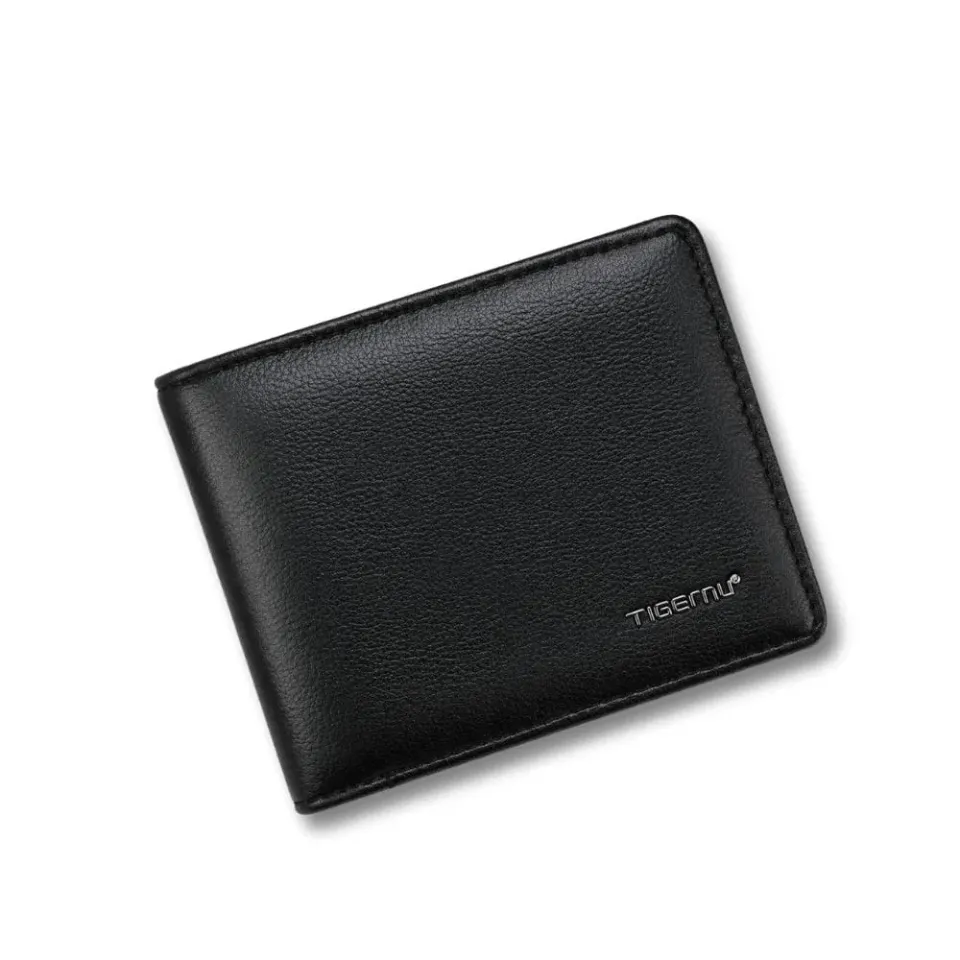 Maison Sacoches Élégance porte-monnaie homme noir compact