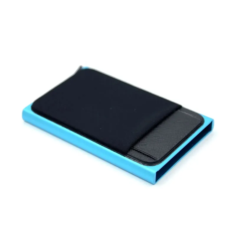 Mon Sacoche Aluminium Porte Cartes Anti-RFID Noir