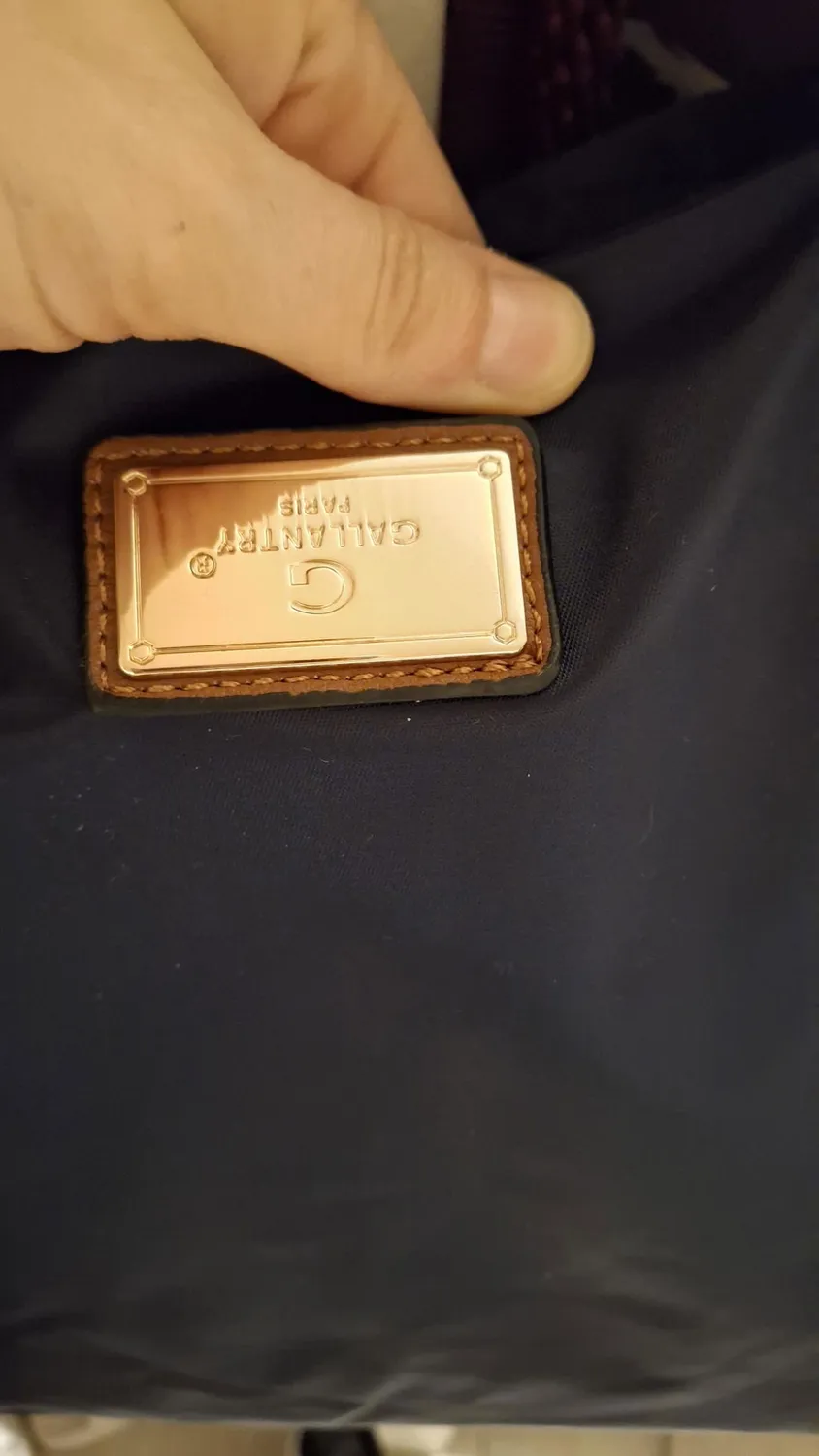 Gallantry La Balade Medium Noir cabas nylon zippé