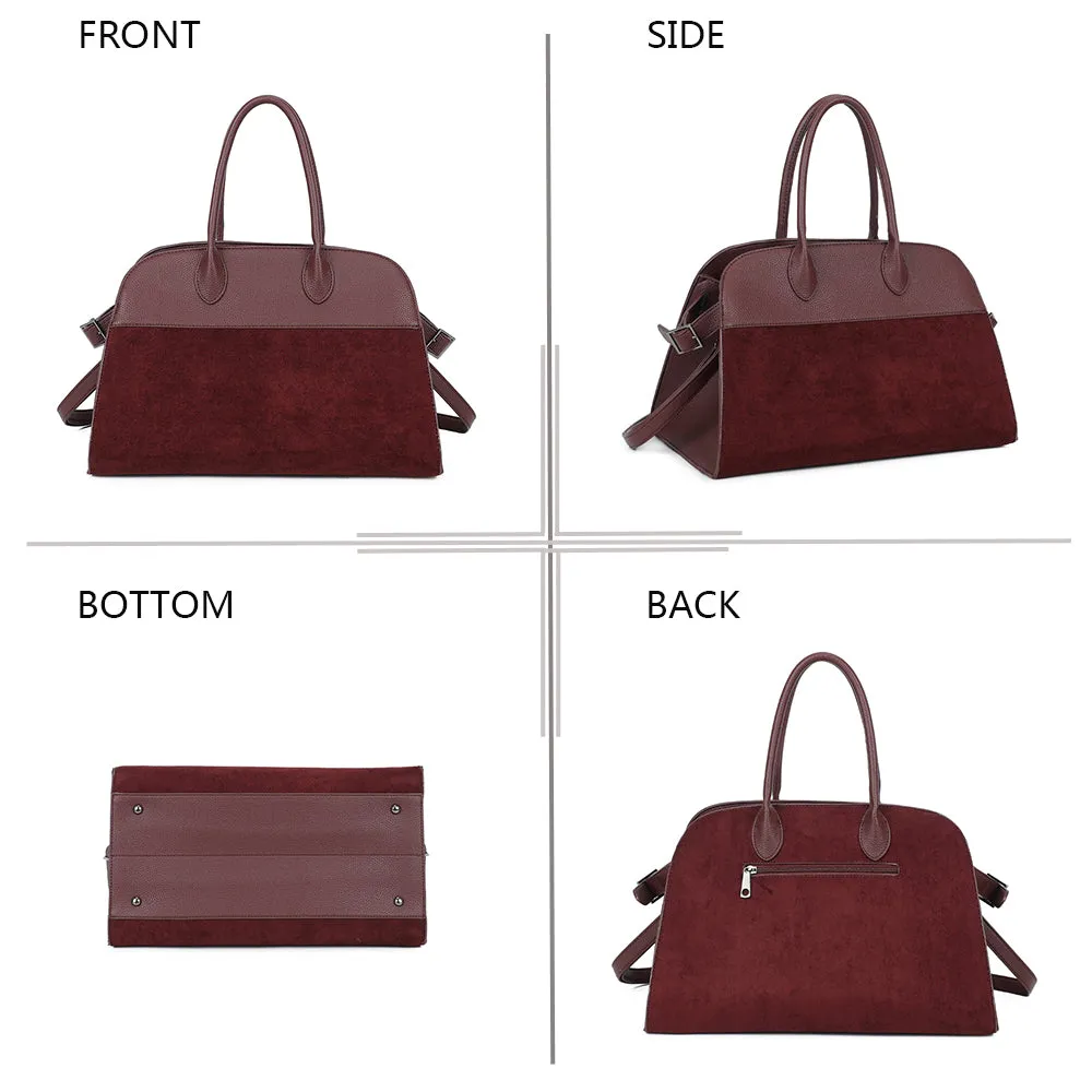 Gallantry Velna sac bandoulière marron grand grainé