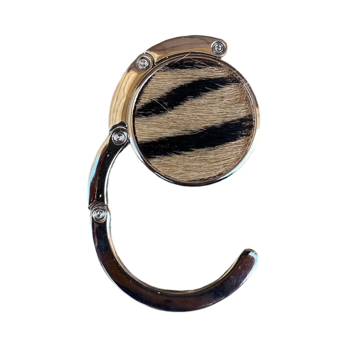 Hexagone Cuir accroche-sac cuir rond 4,3 cm