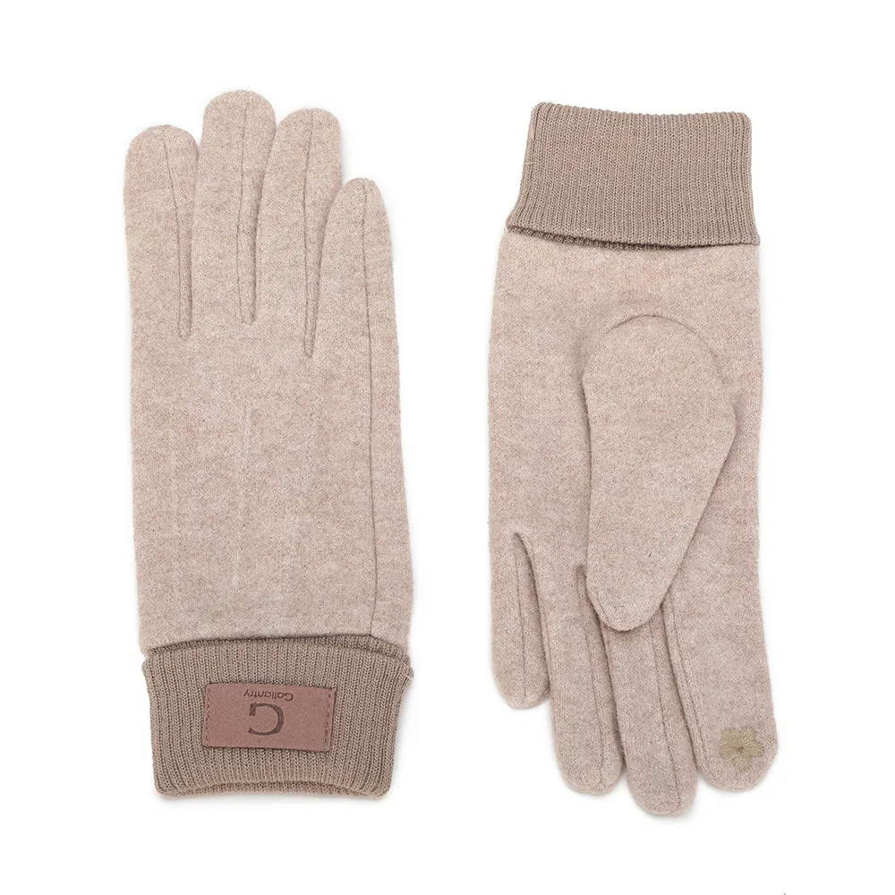 Gallantry Maille Intemporelle gants Noir tactiles