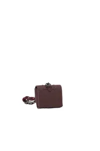 O bag Crocus charm sac pods bordeaux gommé