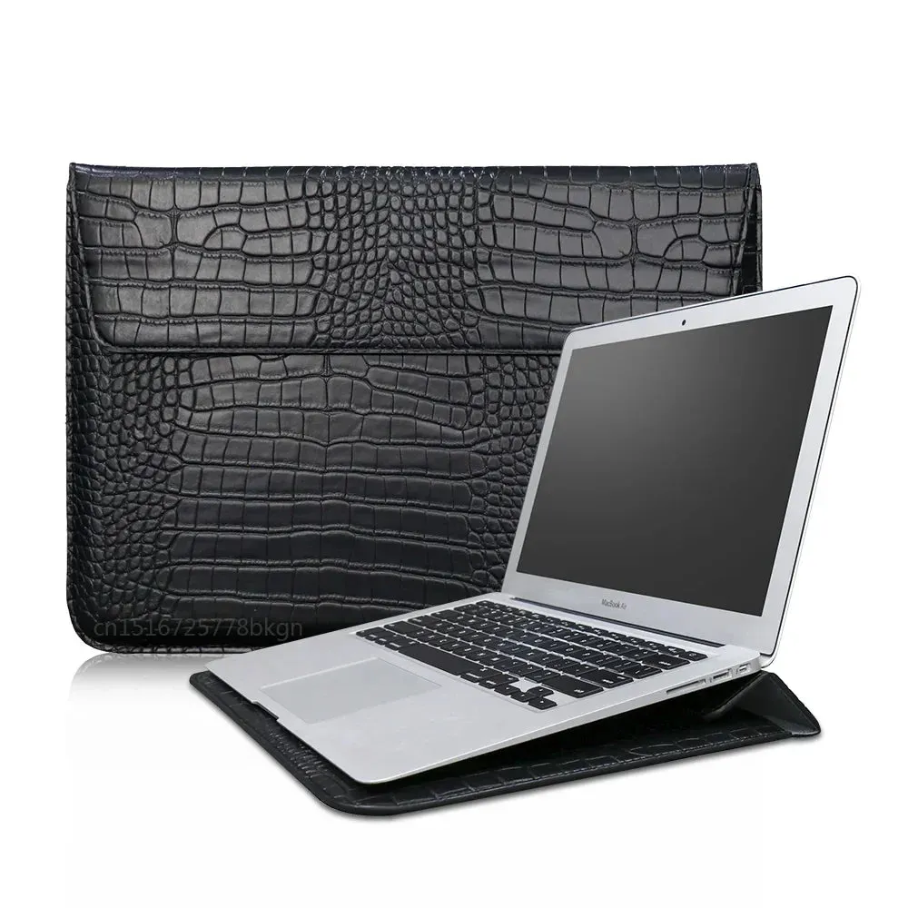 Mon Sacoche Crocodile pochette ordinateur vert 13-14,2 pouces