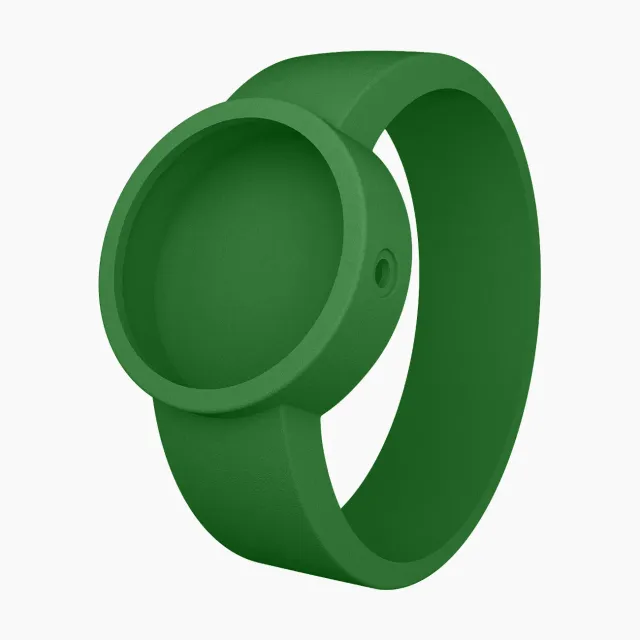 O clock bracelet silicone émeraude montre à personnaliser