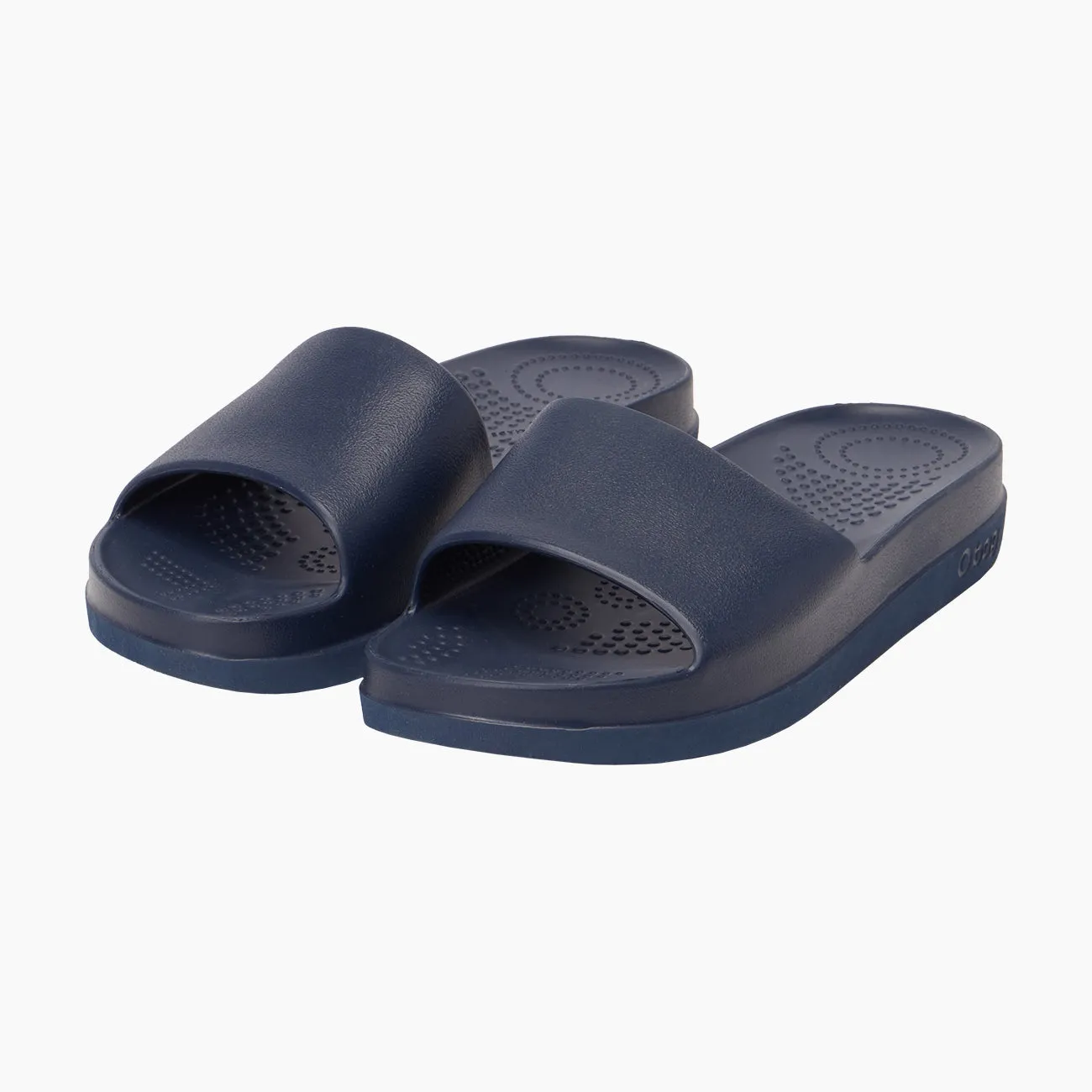 O bag O Slippers claquette femme bleu navy EVA souple