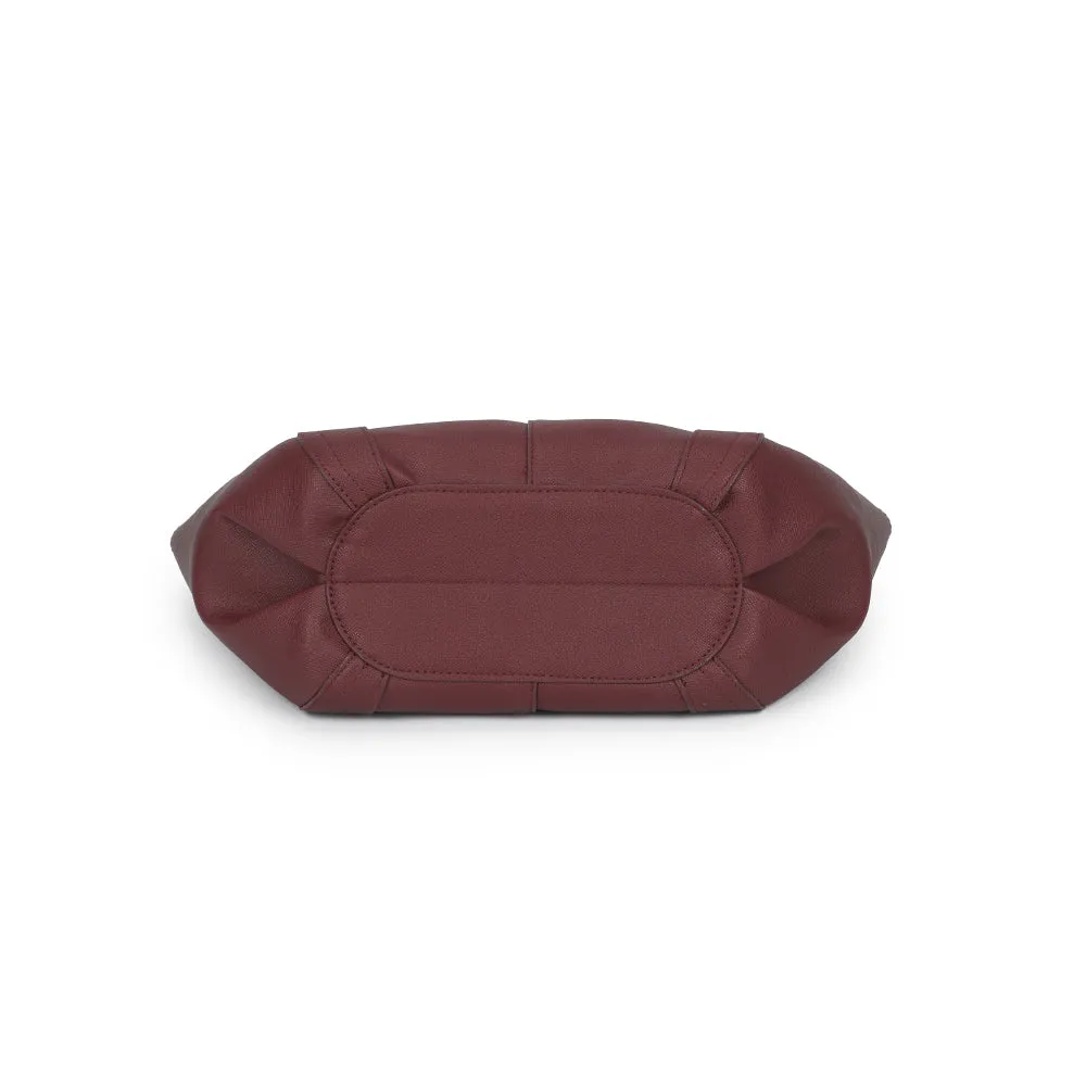 Gallantry Le Rubino sac cabas bordeaux épaule