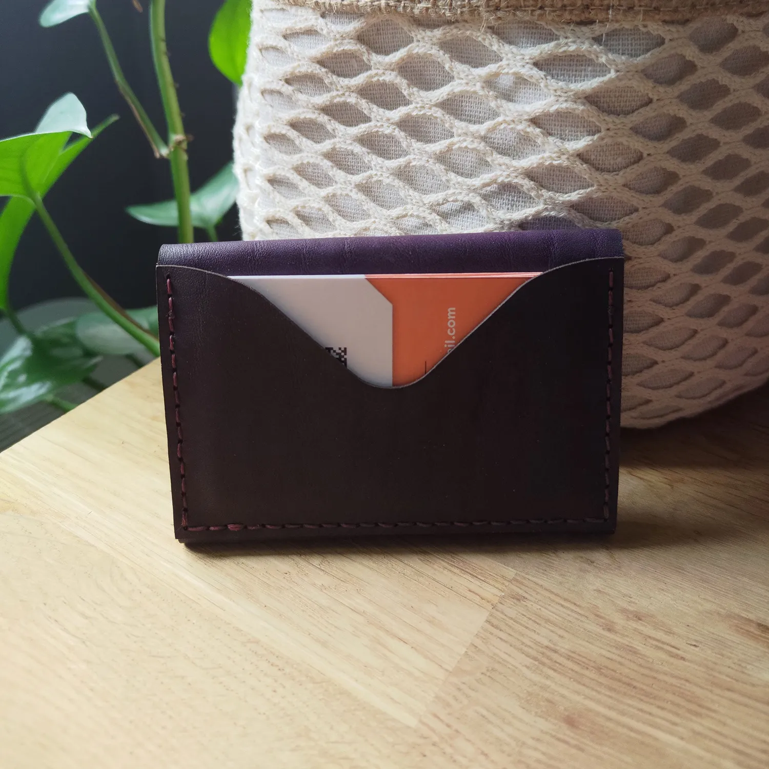 CagnaCuir Atelier Le Pocket porte-monnaie cuir splash compact