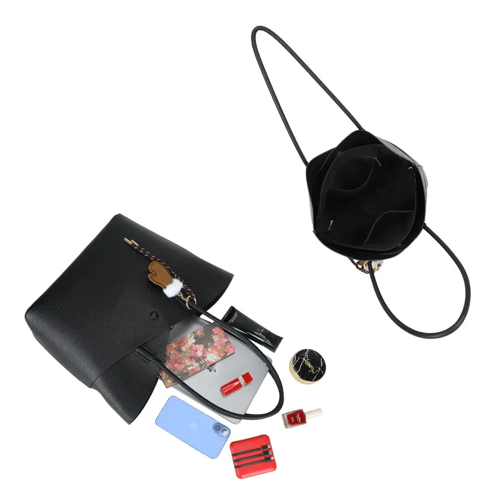Gallantry Paris Le Hudson sac cabas coffee grainé
