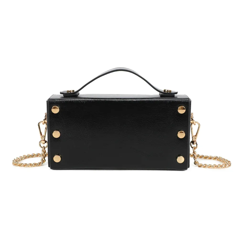 Gallantry Boxy mini sac Vert Foncé chaîne