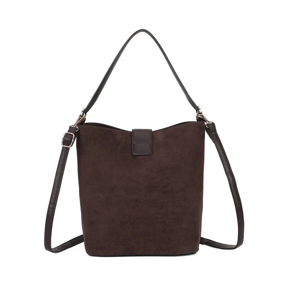 Gallantry Paris Sibylle sac seau coffee suédine