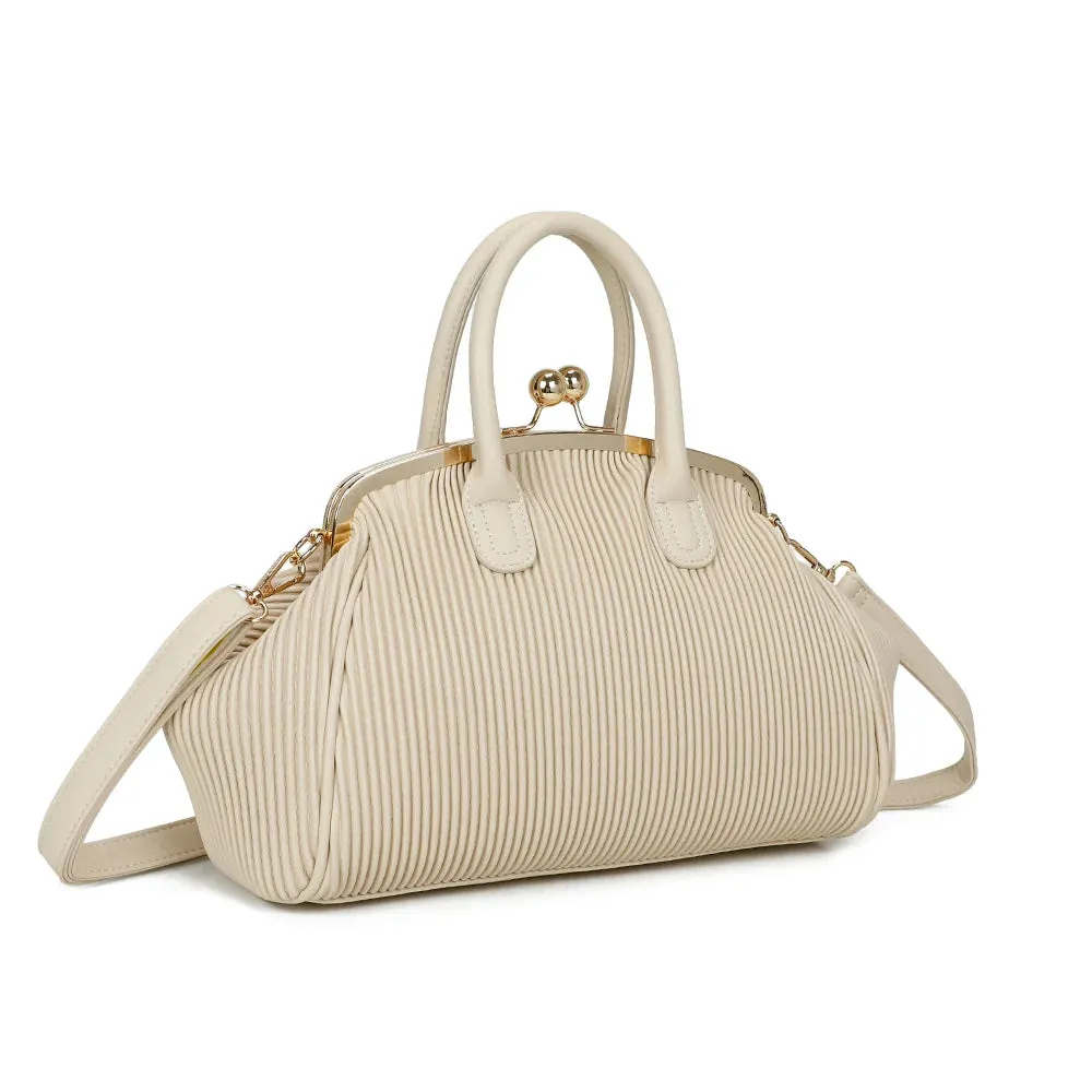 Gallantry Gabrielle Retro main beige fermoir