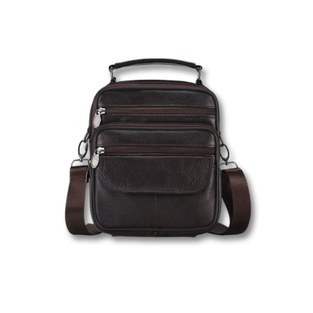 Maison Sacoches Lyos sacoche homme cuir noir