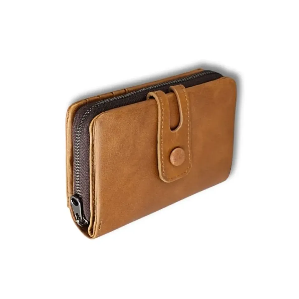 Maison Sacoches Mira Petit Porte-Monnaie Cuir Marron