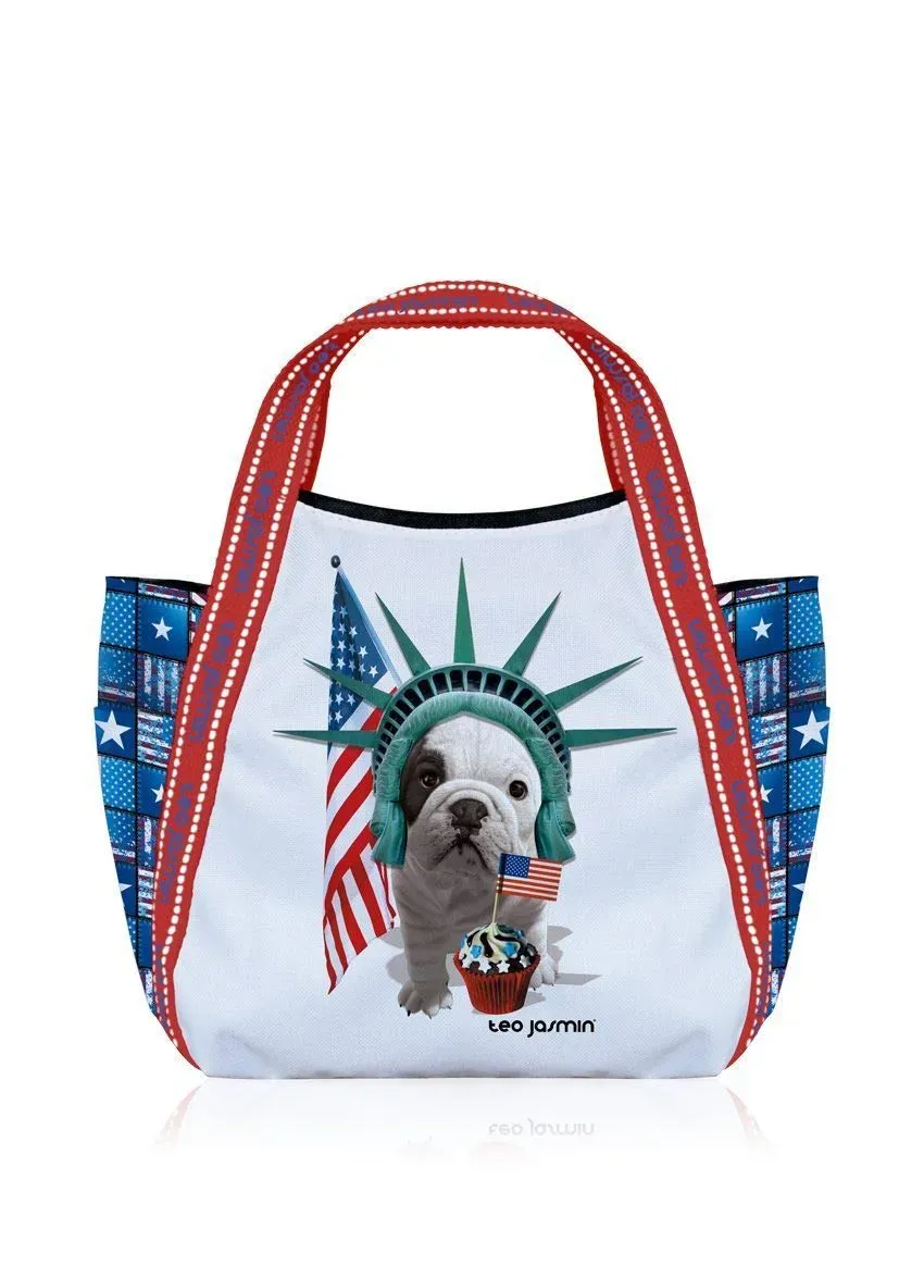 Téo Jasmin Teo America petit cabas 35 cm polyester