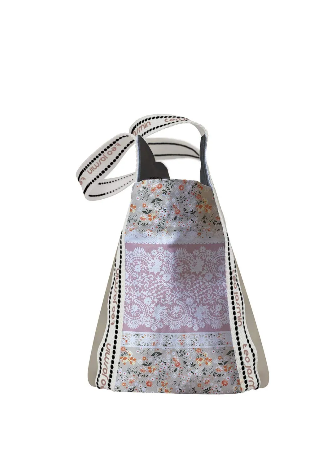 Téo Jasmin Jasmine Boho petit cabas sable à poches