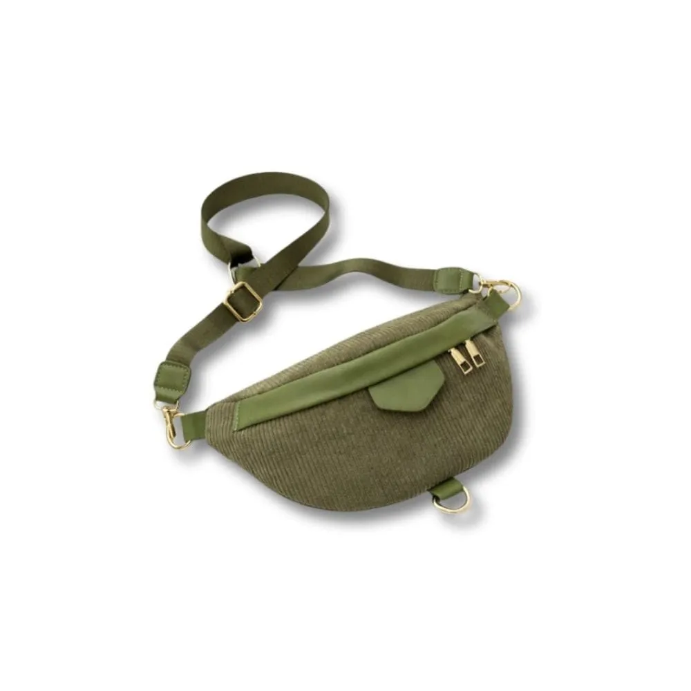 Maison Sacoches Noéa banane velours femme noir chic