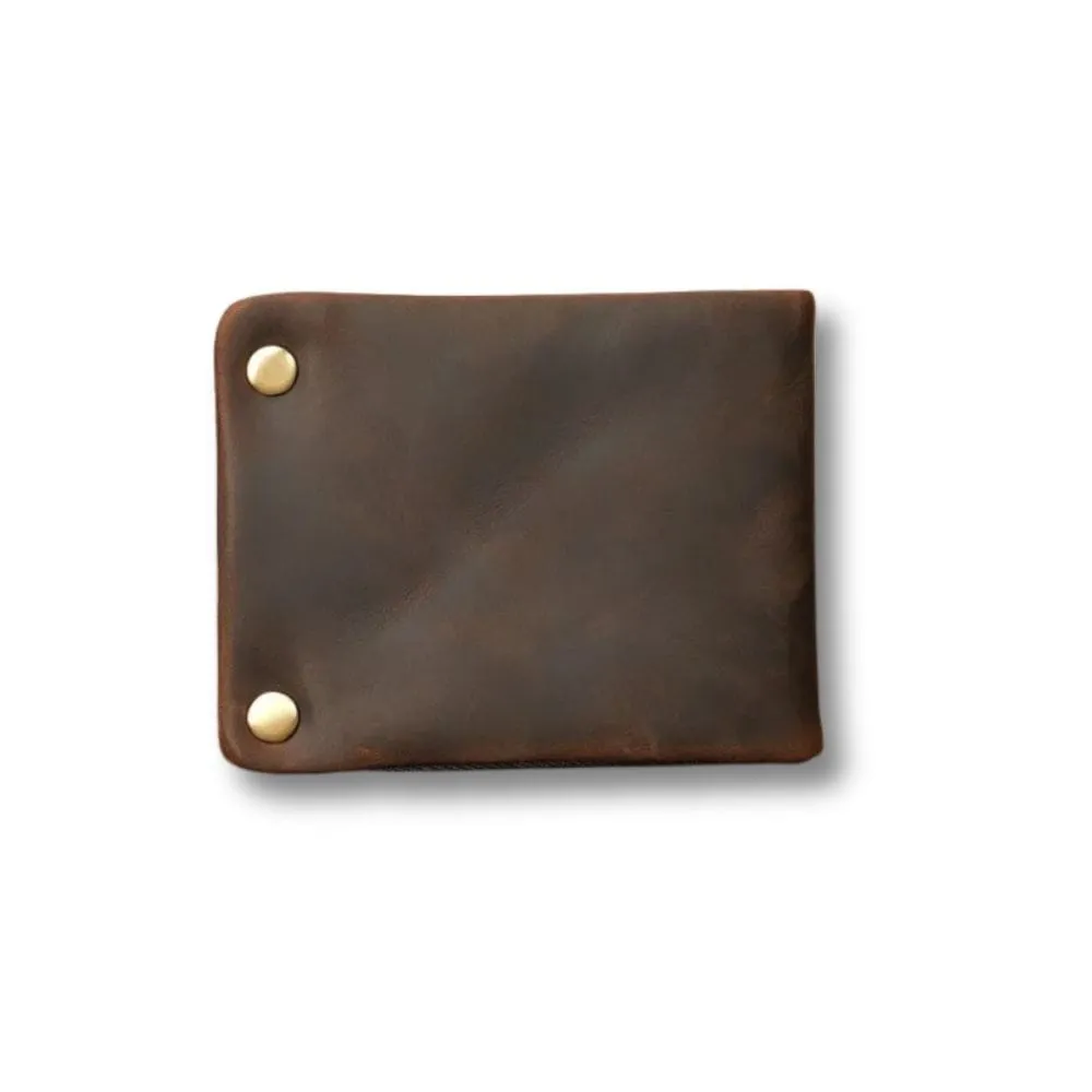 Maison Sacoches Elyos Porte-Cartes Cuir Marron