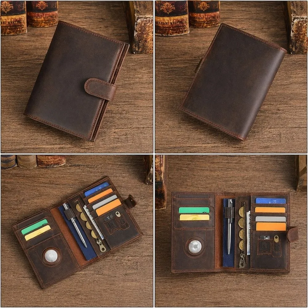 Maison Sacoches Signature portefeuille homme marron RFID cuir