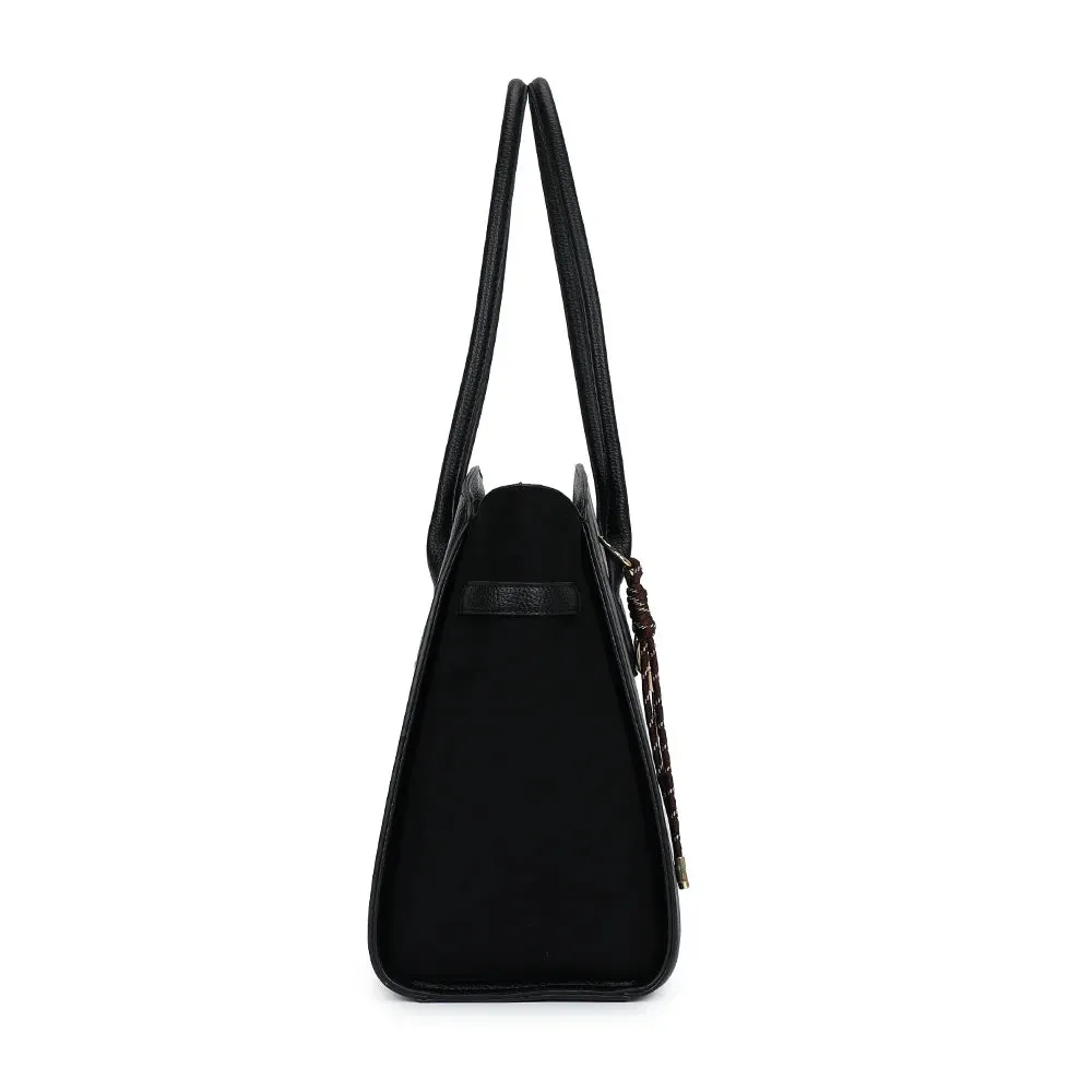 Gallantry Paris La Chiara cabas zippé taupe foncé grainé
