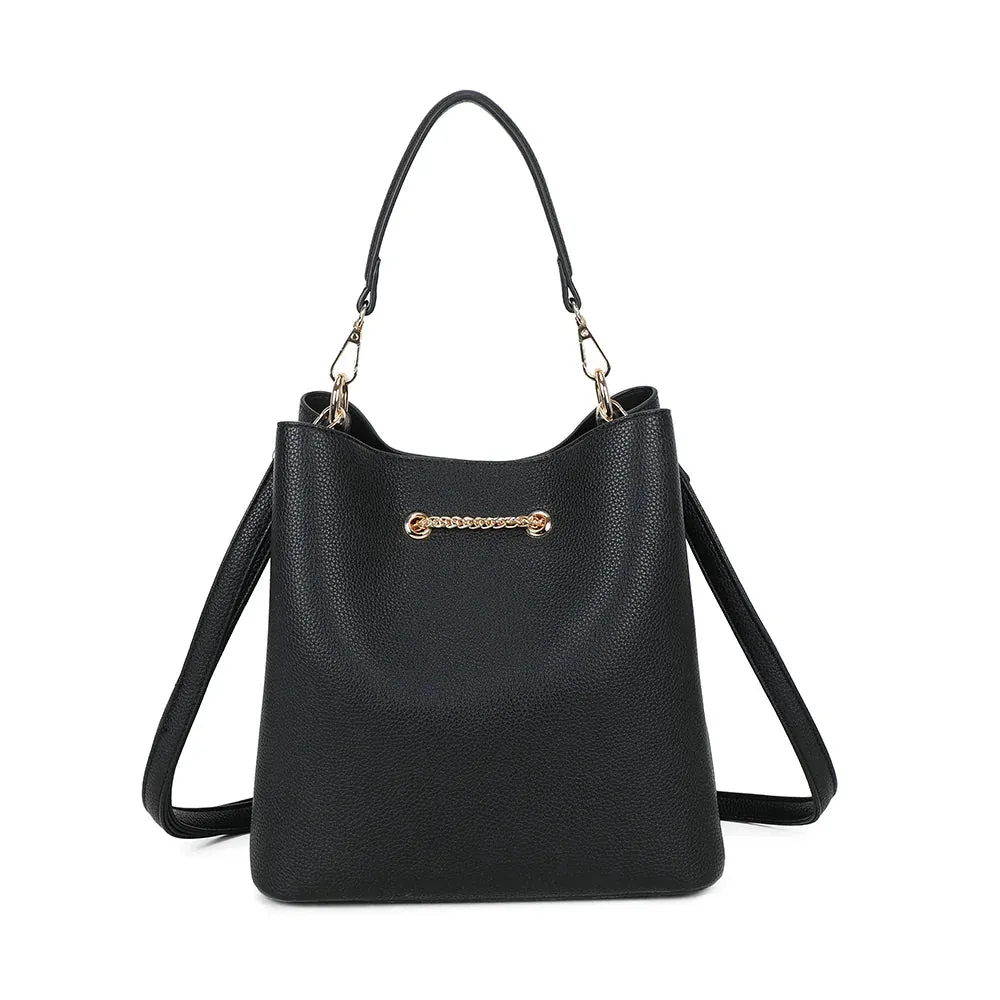 Gallantry Paris Le Régent sac seau bordeaux grainé