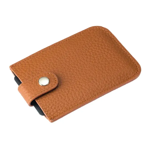 Mon Sacoche Poche porte cartes caramel RFID compact