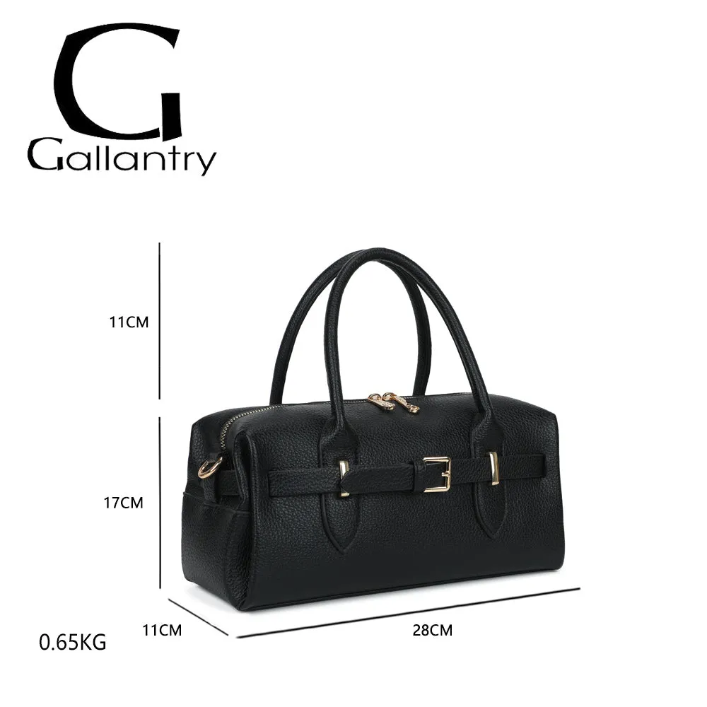 Gallantry Paris Le Castille sac main noir grainé