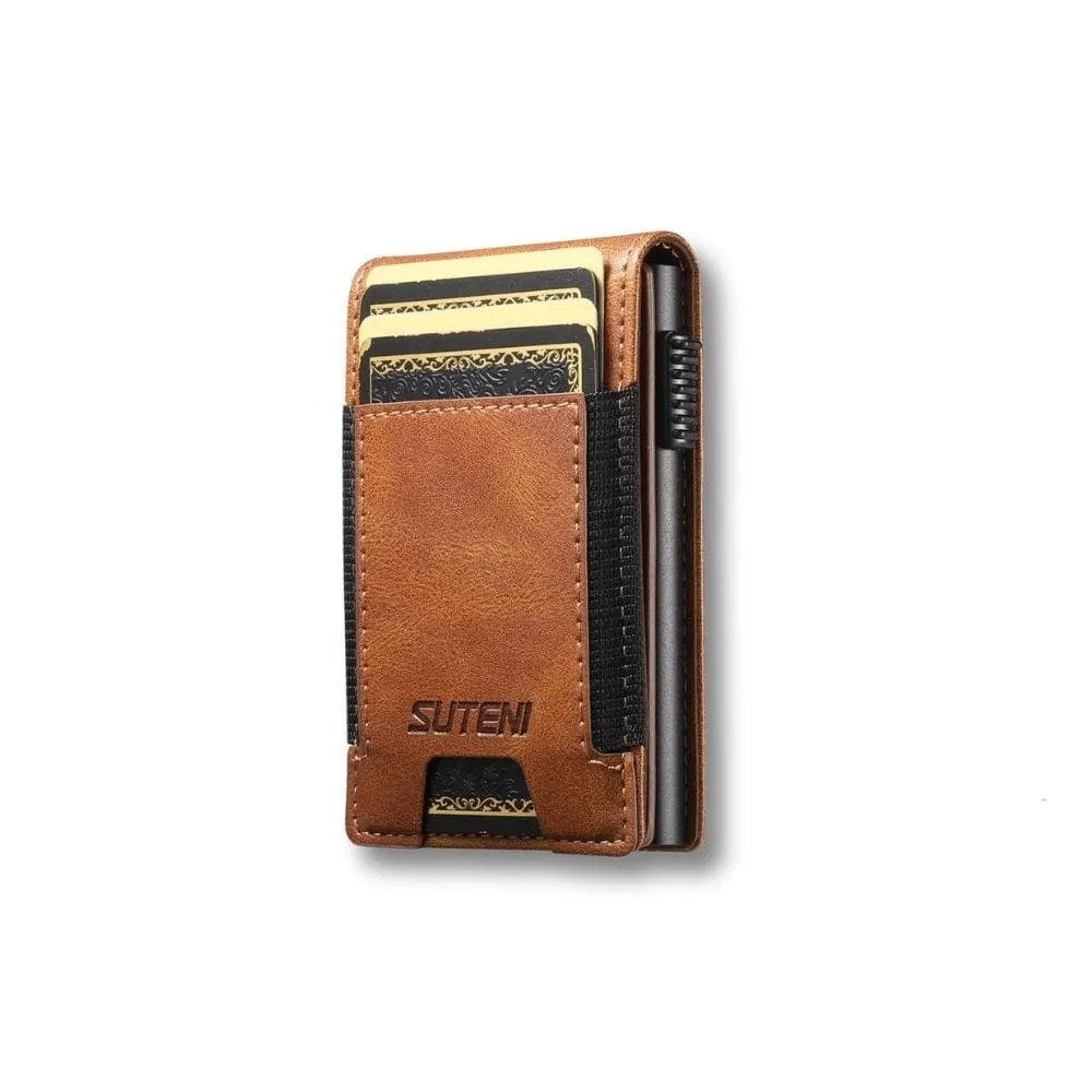 Maison Sacoches Naro porte-cartes cuir brun