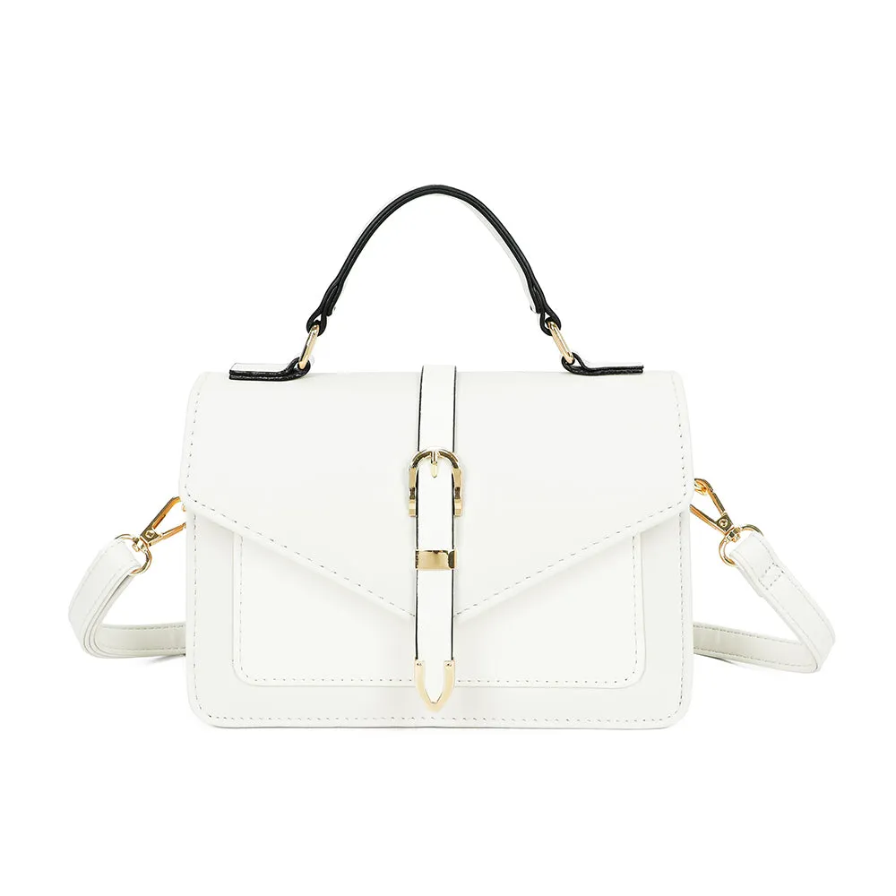Gallantry Marina sac à main bicolore noir compact