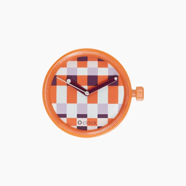 O Clock Pattern Square mécanisme montre quartz