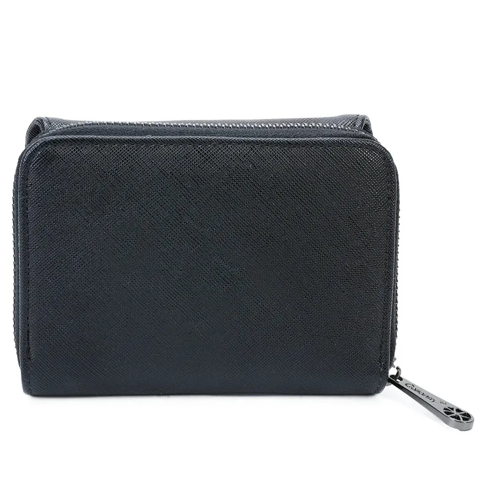 Gallantry Le petit Complice portefeuille femme noir saffiano