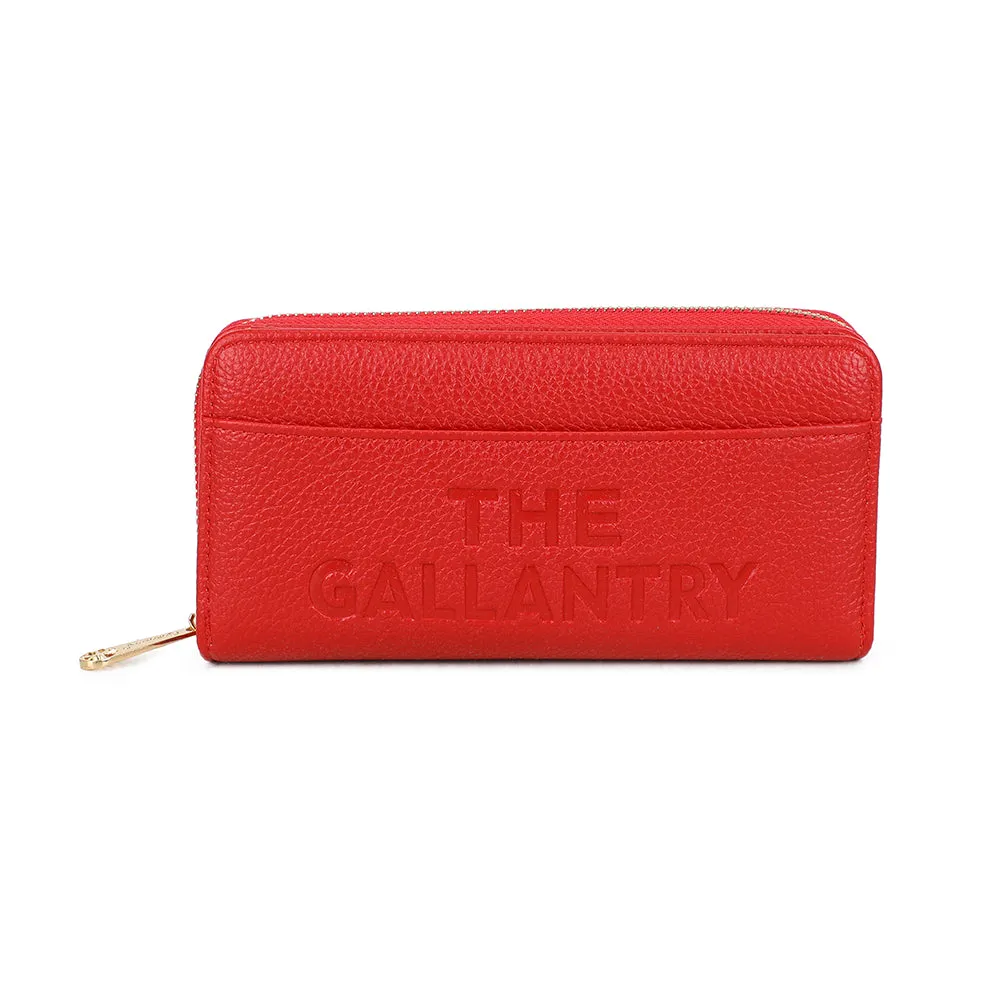 Gallantry Le Compagnon Tendre portefeuille noir 19 cm zippé