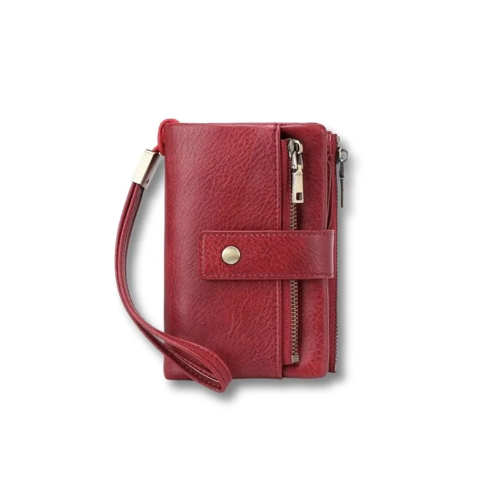 Maison Sacoches Isora Porte-Monnaie Femme Vert Cuir