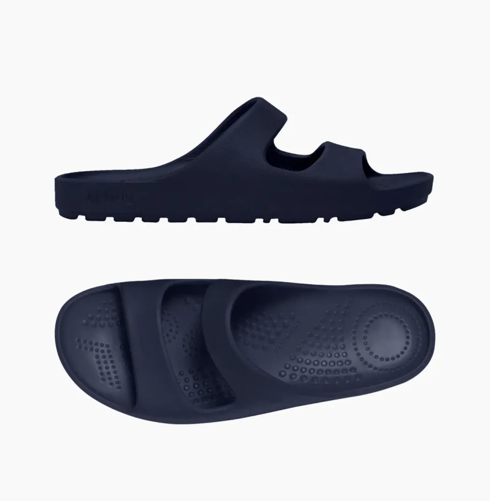 O bag O Shoes Low sandale EVA bleu navy