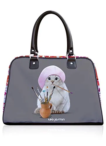 Téo Jasmin Jasmine Artiste Myrte sac bowling 34cm polyester