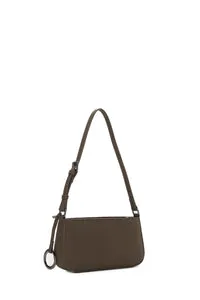 O bag Verbier sac bandoulière chocolat fermeture zippée