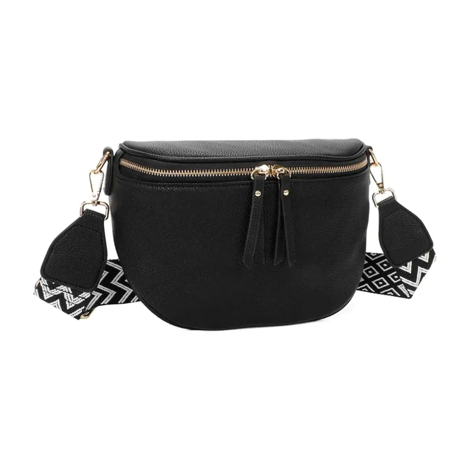 Gallantry Paris Essentiel sac banane noir bandoulière