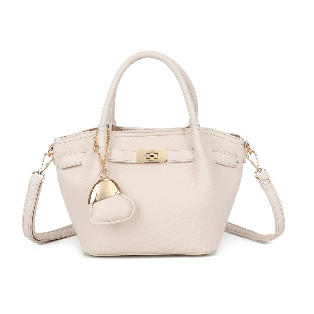 Gallantry Blossom sac à main rose charm doré