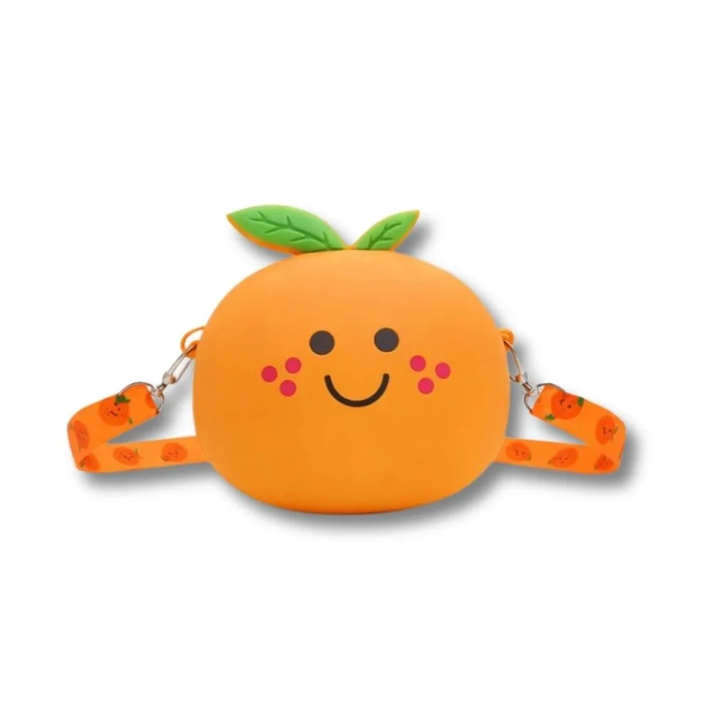 Maison Sacoches Mallow sac enfant silicone Orange fruit