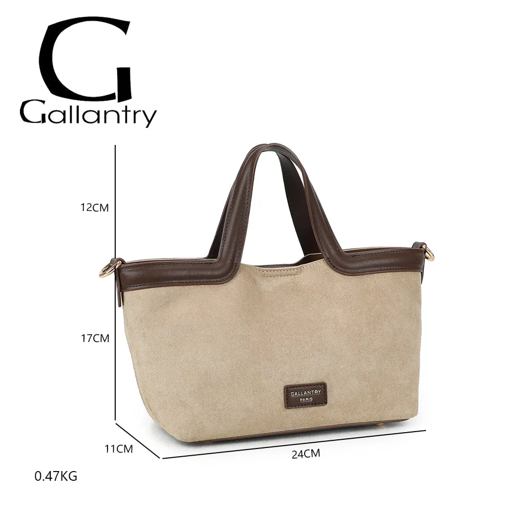 Gallantry Paris Horizon Chic sac à main Noir bicolore