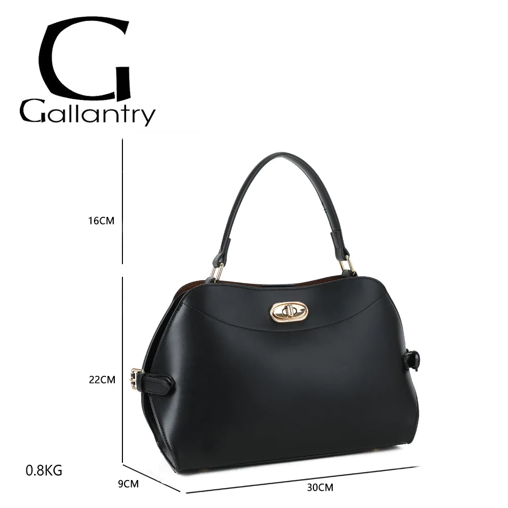 Gallantry Salomé sac à main bandoulière coffee rigide