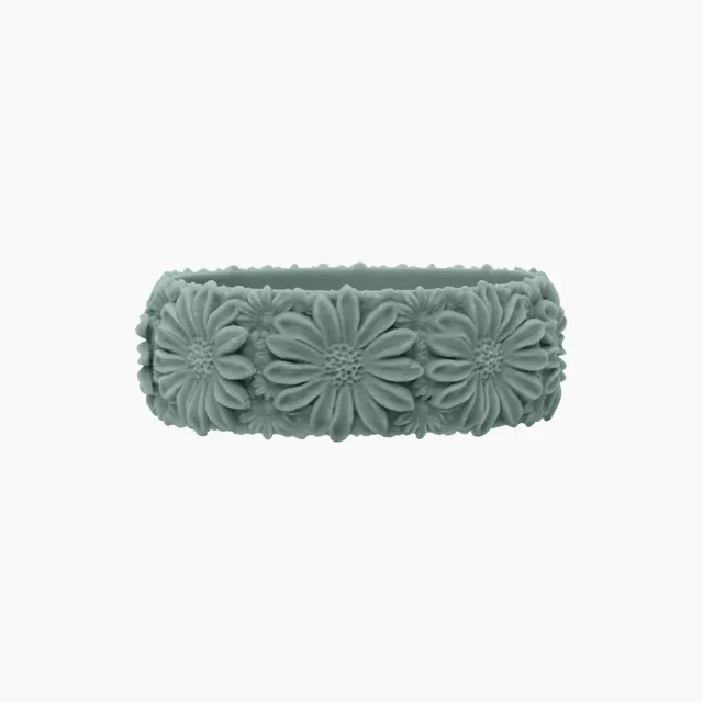 O bag Daisy Big bracelet silicone atlantico taille S