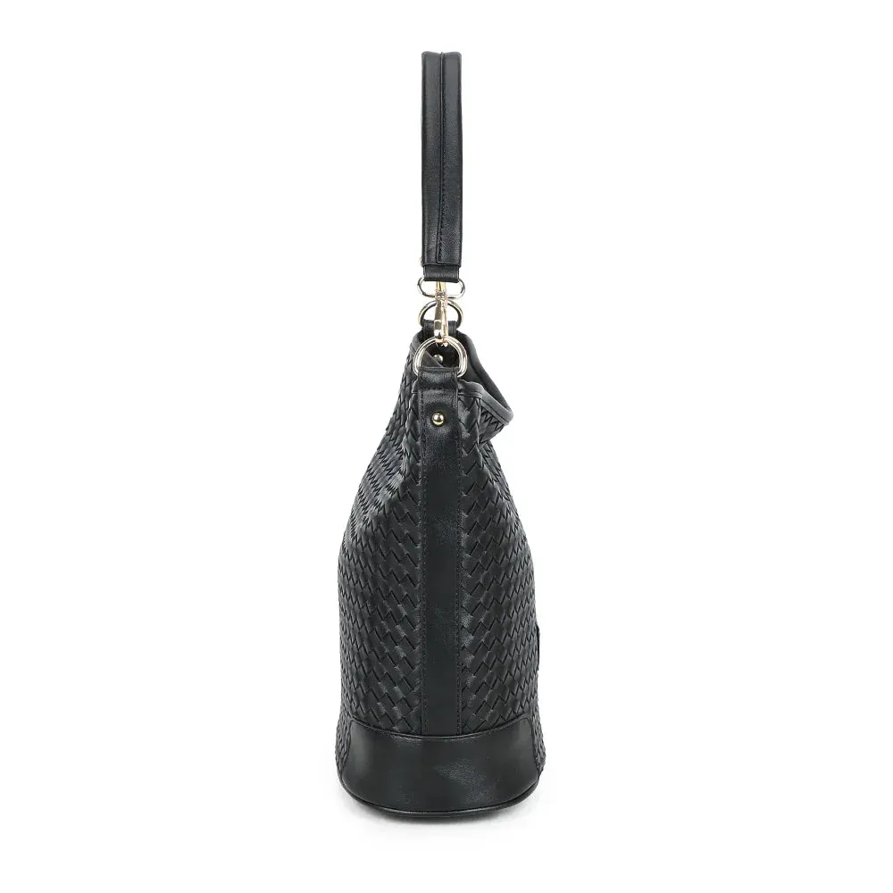 Gallantry Paris Bellina sac à main tressé noir