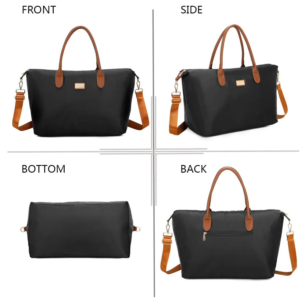 Gallantry Paris La Balade XL cabas nylon noir 43cm