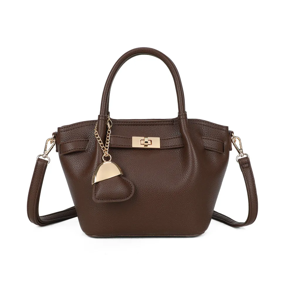 Gallantry Blossom sac à main rose charm doré