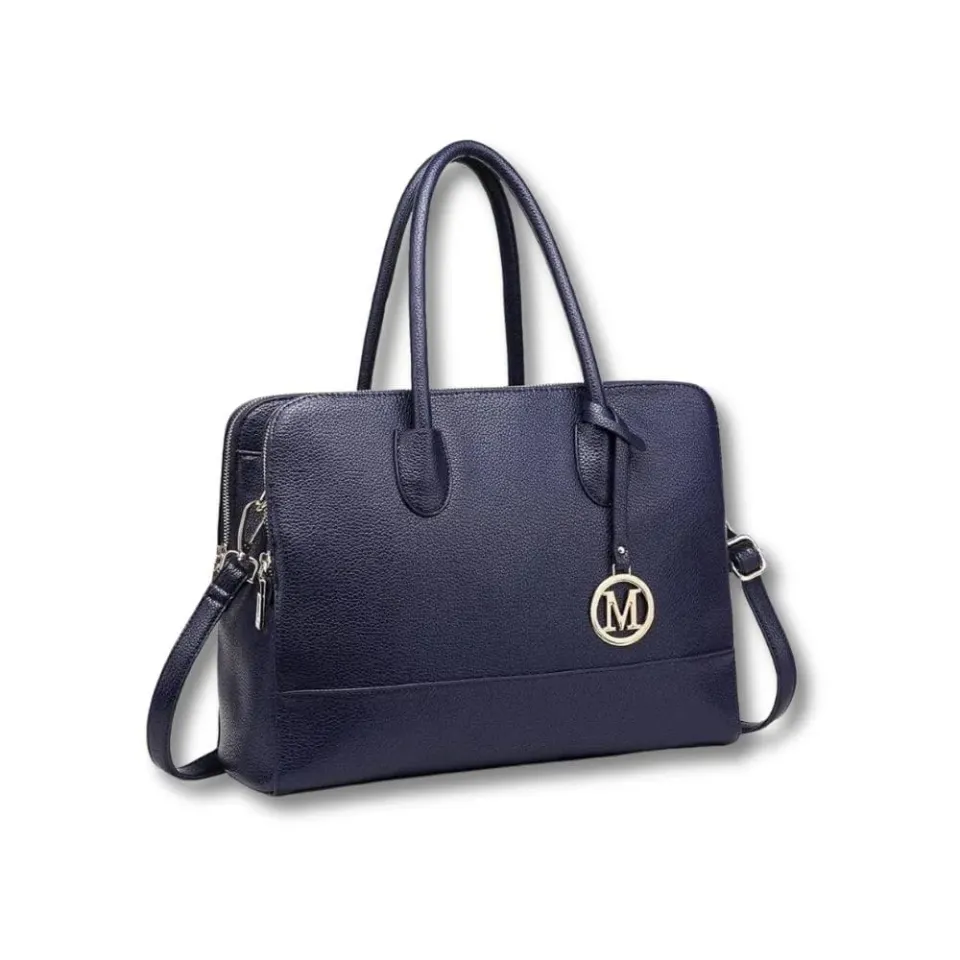 Maison Sacoches Sofia sac à main cuir bleu