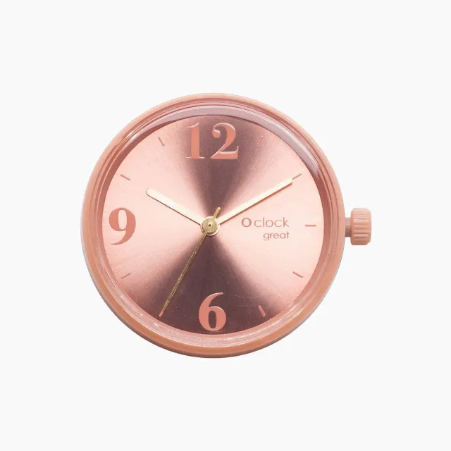 O bag O Clock Great mécanisme soleil terracotta